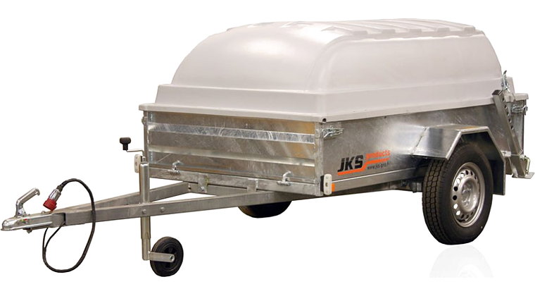 Wciągarka linowa do kabli JKS WT750 w przyczepie