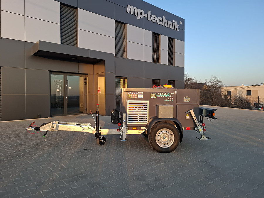 Used OMAC cable winch after an inspection at the MP-TECHNIK workshop