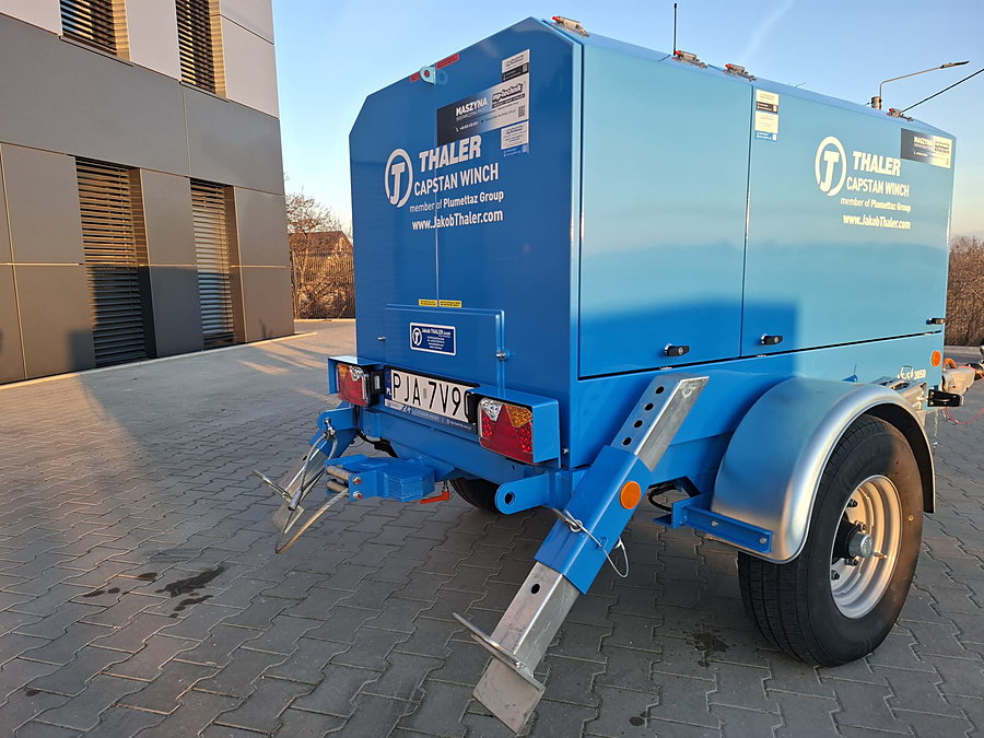 Used THALER cable winch checked in our workshop